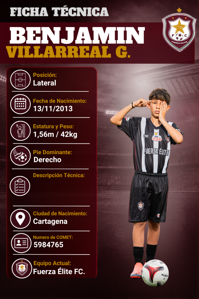 Ficha técnica de Benjamin Villarreal Galindo