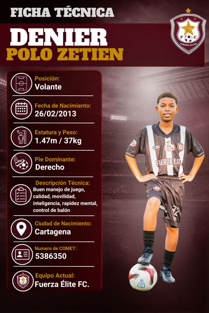 Ficha técnica de Denier Polo Zetien