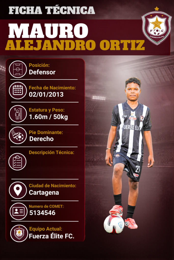 Ficha técnica de Mauro Alejandro Ortiz Castilla
