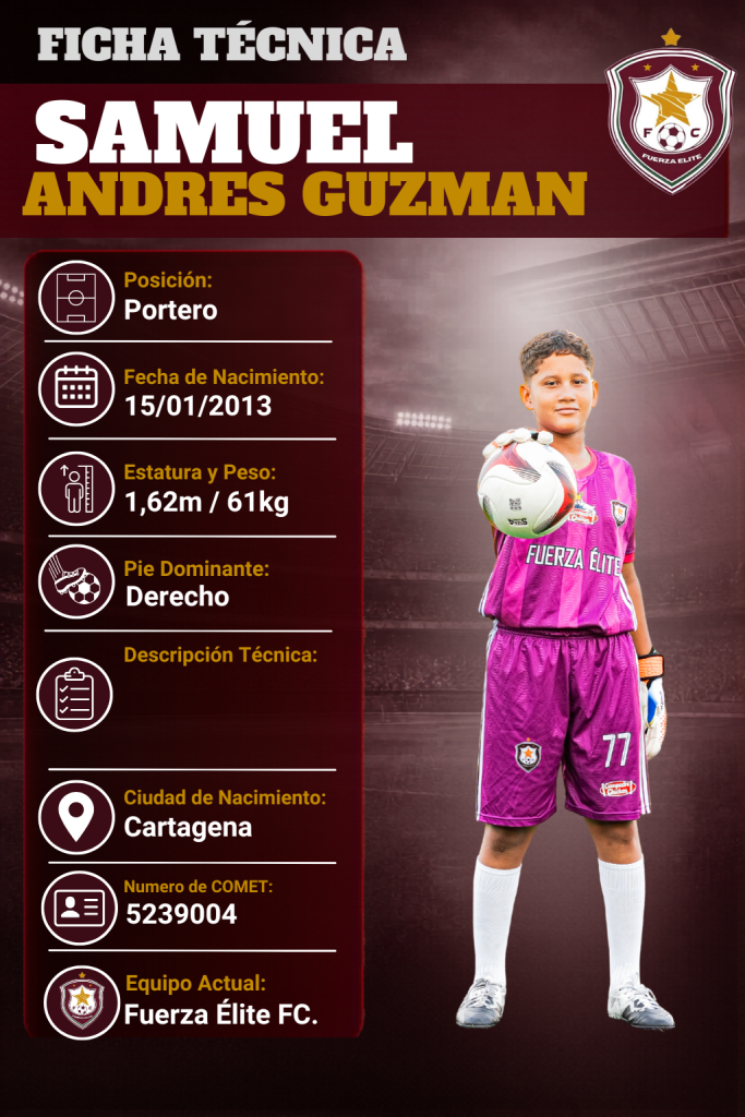 Ficha técnica de Samuel Andres Guzman Pajaro